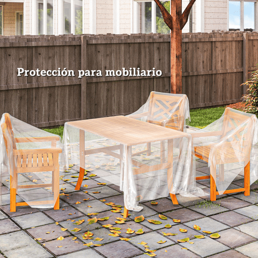 Outsunny Cobertura Transparente para Estufa 6x10 m Cobertura de Substituição de Polipropileno Resistente à Água para Horta Plantas Agricultura Jardim