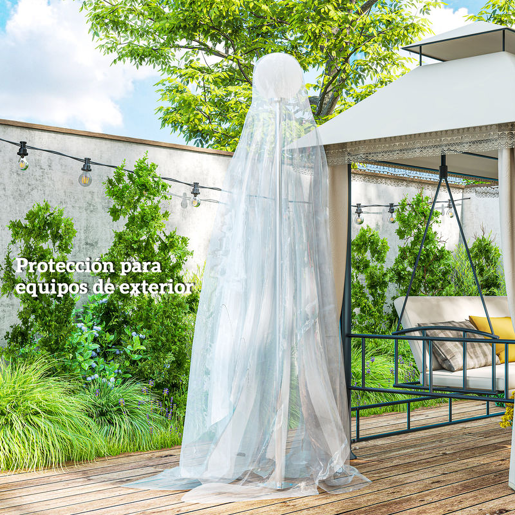Outsunny Cobertura Transparente para Estufa 6x10 m Cobertura de Substituição de Polipropileno Resistente à Água para Horta Plantas Agricultura Jardim