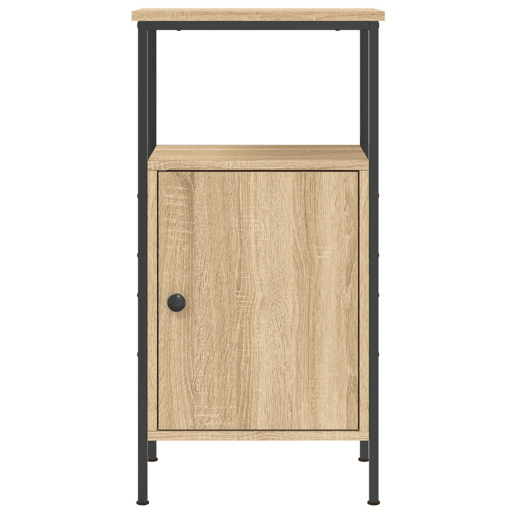 Mesa De Cabeceira - Mesinha De Cabeceira 41x31x80 cm derivados madeira carvalho sonoma