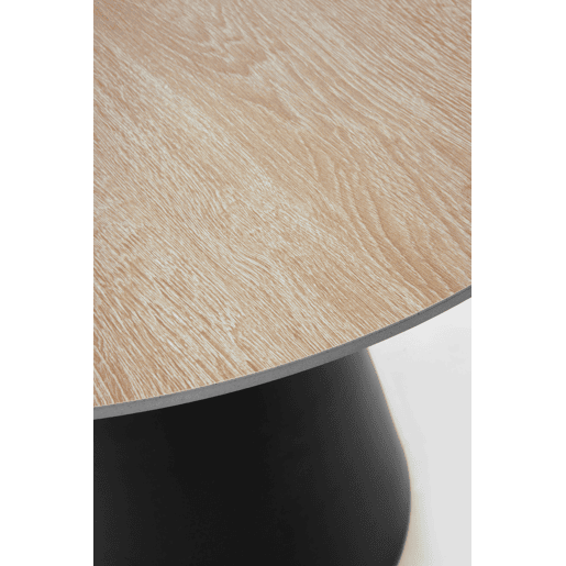 Mesa de jantar redonda 90 diam. com tampo cerâmico
