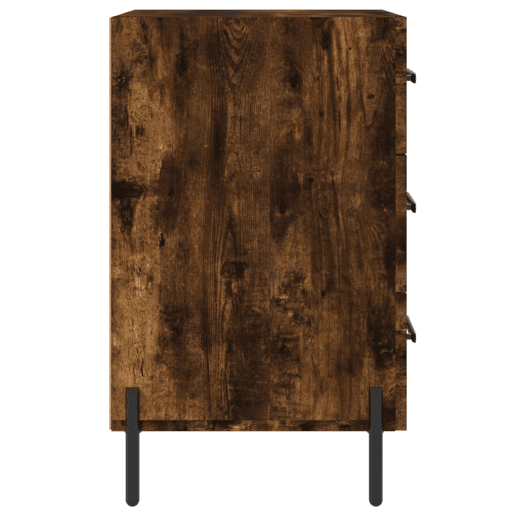 Mesa De Cabeceira - Mesinha De Cabeceira 40x40x66 cm derivados de madeira carvalho fumado