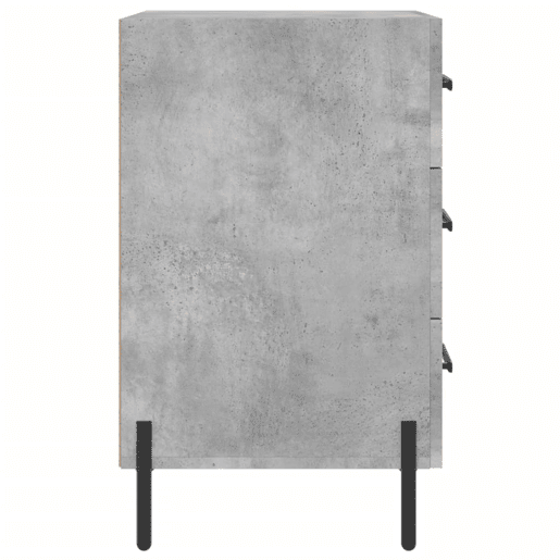 Mesa De Cabeceira - Mesinha De Cabeceira 40x40x66 cm derivados madeira cinza cimento