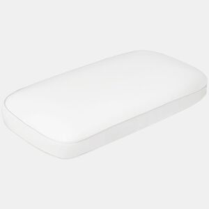 HOMCOM Almofada Viscoelástica com Espuma Viscoelástica Almofada com Desenho Ergonómico Capa Removível e Lavável para Dormir de Lado e de Costas 81,28x40,64x15,24 cm Creme