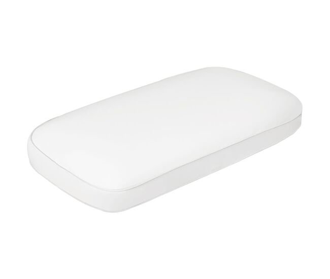 Homcom almohada viscoelástica 81x40 cm de espuma viscoelástica, almohada refrescante con diseño ergonómico, funda extraíble y lavable, para soporte de cuello, dormir de lado y boca arriba