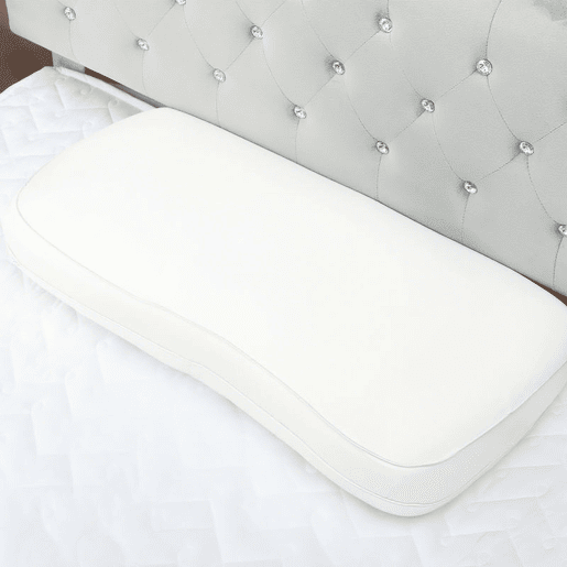 HOMCOM Almofada Viscoelástica com Espuma Viscoelástica Almofada com Desenho Ergonómico Capa Removível e Lavável para Dormir de Lado e de Costas 81,28x40,64x15,24 cm Creme HOMCOM Almofada Viscoelástica com Espuma Viscoelástica Almofada com Desenho Ergonómico Capa Removível e Lavável para Dormir de Lado e de Costas 81,28x40,64x15,24 cm Creme