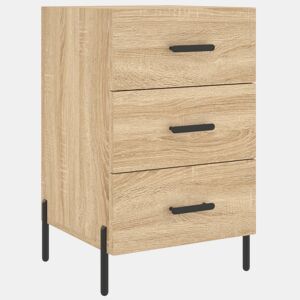 Mesa De Cabeceira - Mesinha De Cabeceira 40x40x66 cm derivados madeira carvalho sonoma