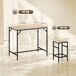 Conjunto de Bar MDF, Metal HOMCOM, hogar - cocina Conjunto de Bar MDF, Metal HOMCOM, hogar - cocina Marrón