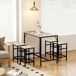 Conjunto de Bar MDF, Metal HOMCOM, hogar - cocina Conjunto de Bar MDF, Metal HOMCOM, hogar - cocina Marrón