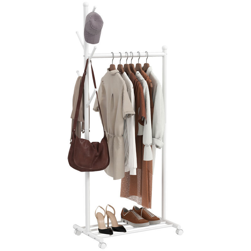 para Ropa Metal HOMCOM, oficina - muebles de oficina