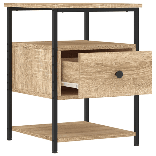 Mesa De Cabeceira - Mesinha De Cabeceira 40x42x56 cm derivados madeira carvalho sonoma