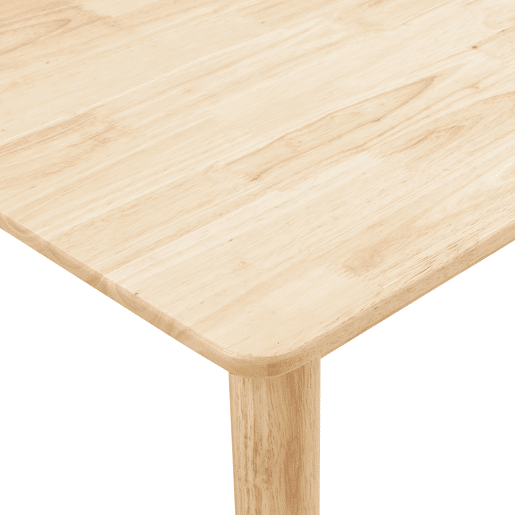 Mesa de jantar Klijori para 6 pessoas madeira 140x70x74 cm Natural en.casa