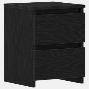 Mesa De Cabeceira - Mesinha De Cabeceira com gaveta Carvalho preto 30 x 30 x 40 cm