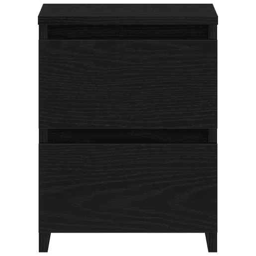 Mesa De Cabeceira - Mesinha De Cabeceira com gaveta Carvalho preto 30 x 30 x 40 cm