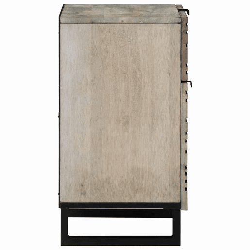 Mesa De Cabeceira - Mesinha De Cabeceira com gaveta Branco e preto 50 x 33 x 60 cm