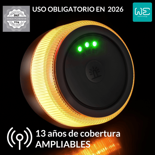 WE V16 Geolocable Beacon aprovado e conectado ao DGT 3.0 WE V16 Geolocable Beacon aprovado e conectado ao DGT 3.0