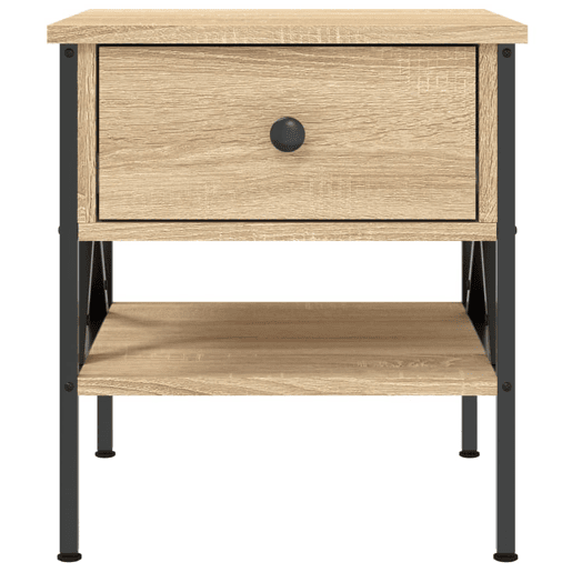 Mesa De Cabeceira - Mesinha De Cabeceira 40x42x45 cm derivados madeira carvalho sonoma