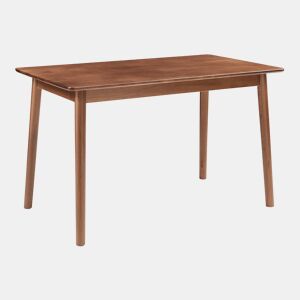 Mesa de jantar Klijori para 4 pessoas madeira 120x70x74 cm Nogueira en.casa