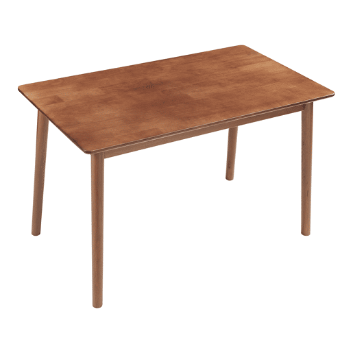 Mesa de jantar Klijori para 4 pessoas madeira 120x70x74 cm Nogueira en.casa