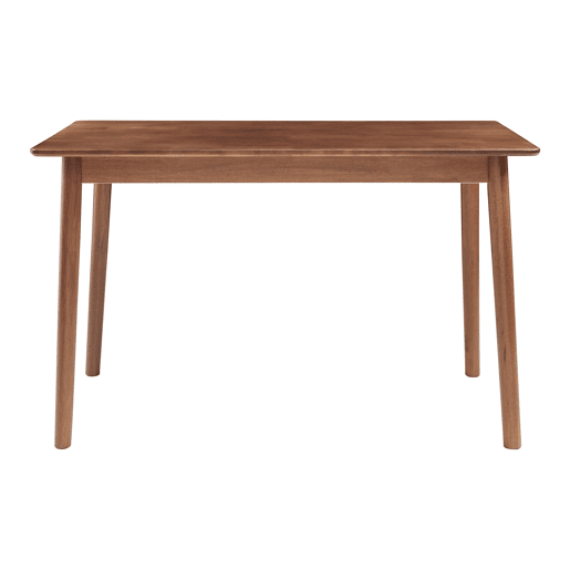 Mesa de jantar Klijori para 4 pessoas madeira 120x70x74 cm Nogueira en.casa