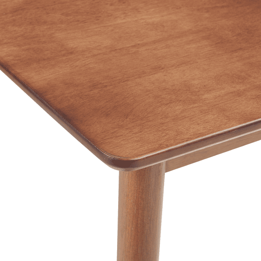 Mesa de jantar Klijori para 4 pessoas madeira 120x70x74 cm Nogueira en.casa