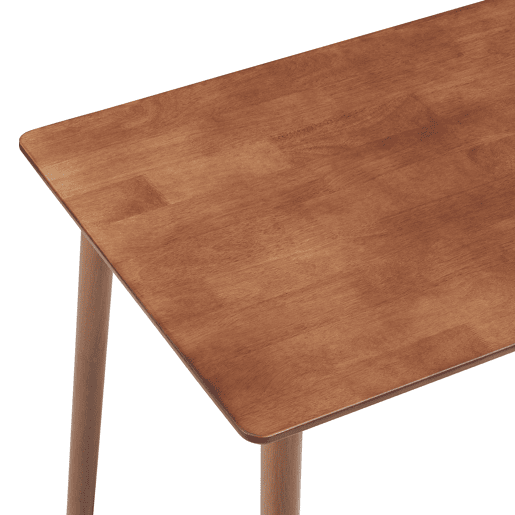 Mesa de jantar Klijori para 4 pessoas madeira 120x70x74 cm Nogueira en.casa