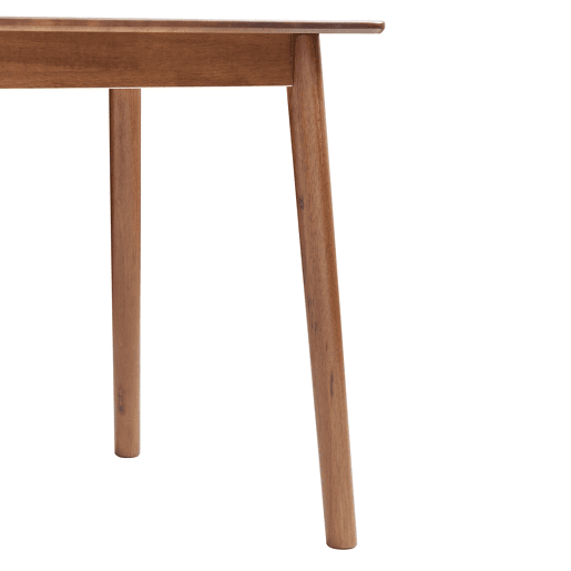 Mesa de jantar Klijori para 4 pessoas madeira 120x70x74 cm Nogueira en.casa