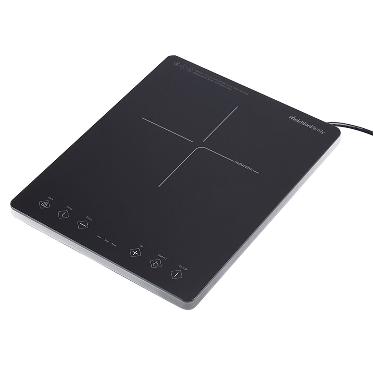 Placa de Inducción Portátil 1 Fuego, 2000 W, Oblivion 1