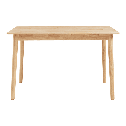 Mesa de jantar Klijori para 4 pessoas madeira 120x70x74 cm Natural en.casa