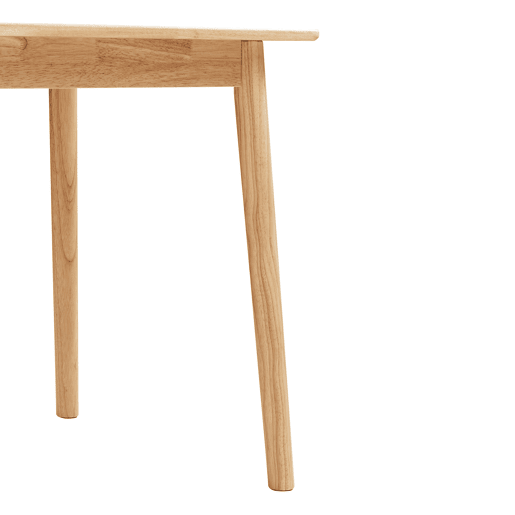 Mesa de jantar Klijori para 4 pessoas madeira 120x70x74 cm Natural en.casa
