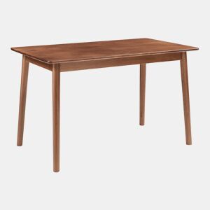 Mesa de jantar Klijori para 6 pessoas madeira 140x70x74 cm Nogueira en.casa