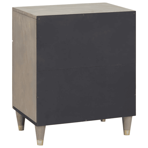 Mesa De Cabeceira - Mesinha De Cabeceira com gaveta Cinzeto 50 x 33 x 60 cm