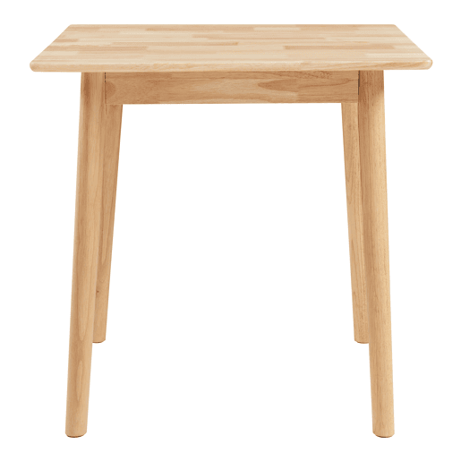 Mesa de jantar Klijori para 2 pessoas madeira 75x75x74 cm natureza en.casa
