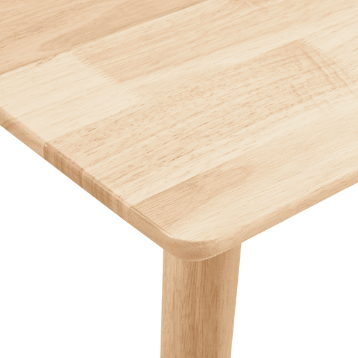 Mesa de jantar Klijori para 2 pessoas madeira 75x75x74 cm natureza en.casa