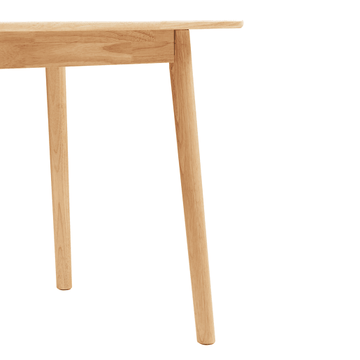 Mesa de jantar Klijori para 2 pessoas madeira 75x75x74 cm natureza en.casa