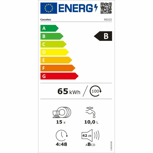 Lava-louça Cecotec Bolero Aguazero 6700 B Branco