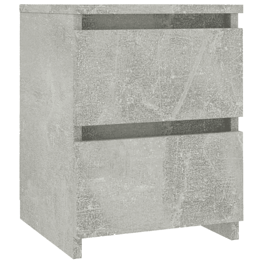 Mesa De Cabeceira - Mesinha De Cabeceira 30x30x40 cm contraplacado cinzento cimento