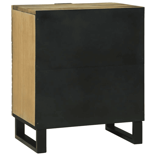 Mesa De Cabeceira - Mesinha De Cabeceira com gaveta Castanho 50 x 33 x 60 cm