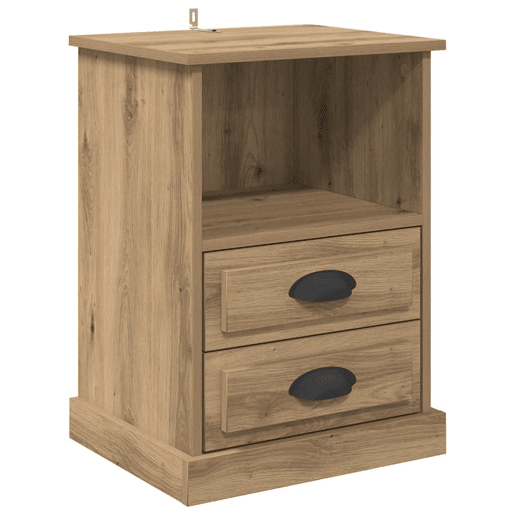Lote de 2 Mesa De Cabeceira - Mesinha De Cabeceira carvalho artisiano 43 x 36 x 60 cm Lote de 2 Mesa De Cabeceira - Mesinha De Cabeceira carvalho artisiano 43 x 36 x 60 cm