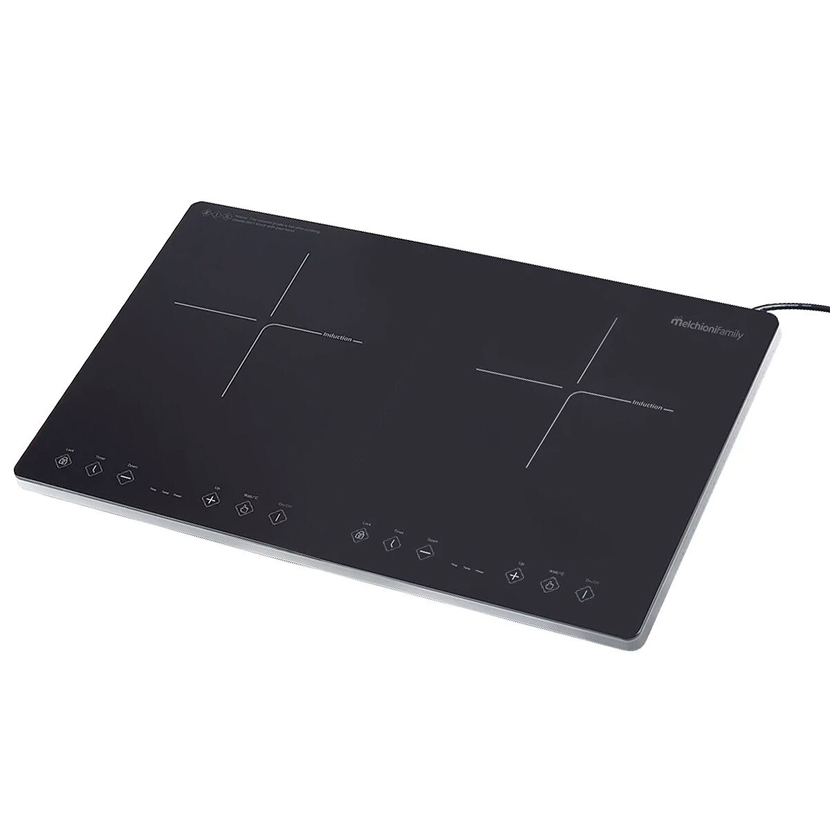 Placa de Inducción Portátil 2 Fuegos, 3300 W, Oblivion 2