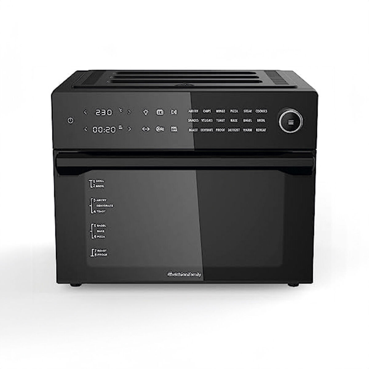 Freidora Aire y Horno Multifunción 30L, 1800 W, Benedetta