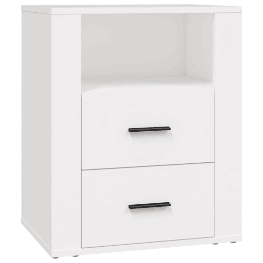 Mesa De Cabeceira - Mesinha De Cabeceira 50x36x60 cm derivados de madeira branco