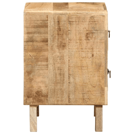 Lote de 2 Mesas De Cabeceira Mesinhas De Cabeceira - 40x32x46 cm mangueira áspera maciça