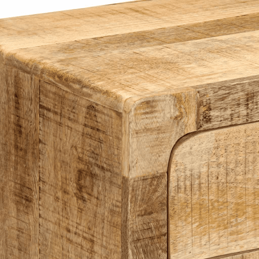 Lote de 2 Mesas De Cabeceira Mesinhas De Cabeceira - 40x32x46 cm mangueira áspera maciça