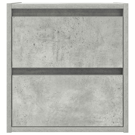 Mesa De Cabeceira De Parede Mesinha De Cabeceira - 38x34x40 cm cinza cimento