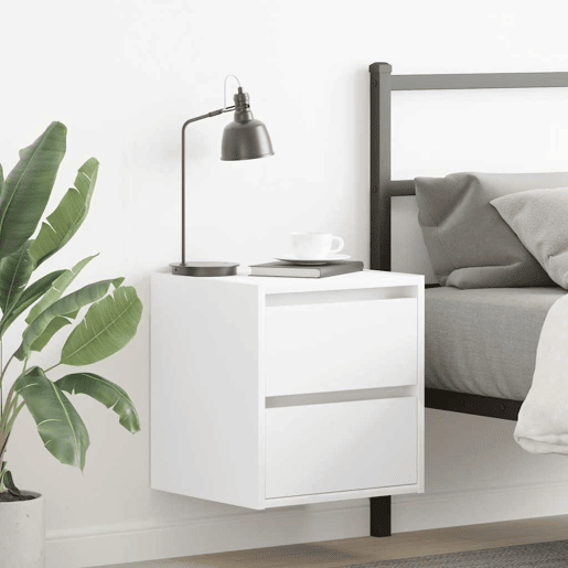 Mesa De Cabeceira De Parede Mesinha De Cabeceira - 38x34x40 cm branco