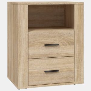 Mesa De Cabeceira - Mesinha De Cabeceira 50x36x60 cm derivados madeira carvalho sonoma
