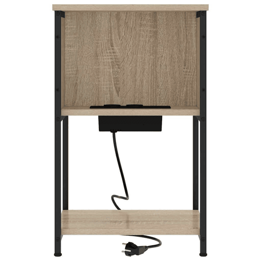 Mesa De Cabeceira - Mesinha De Cabeceira Carvalho sonoma 38 x 31 x 61 cm