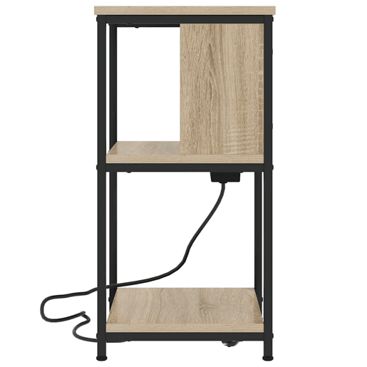 Mesa De Cabeceira - Mesinha De Cabeceira Carvalho sonoma 38 x 31 x 61 cm
