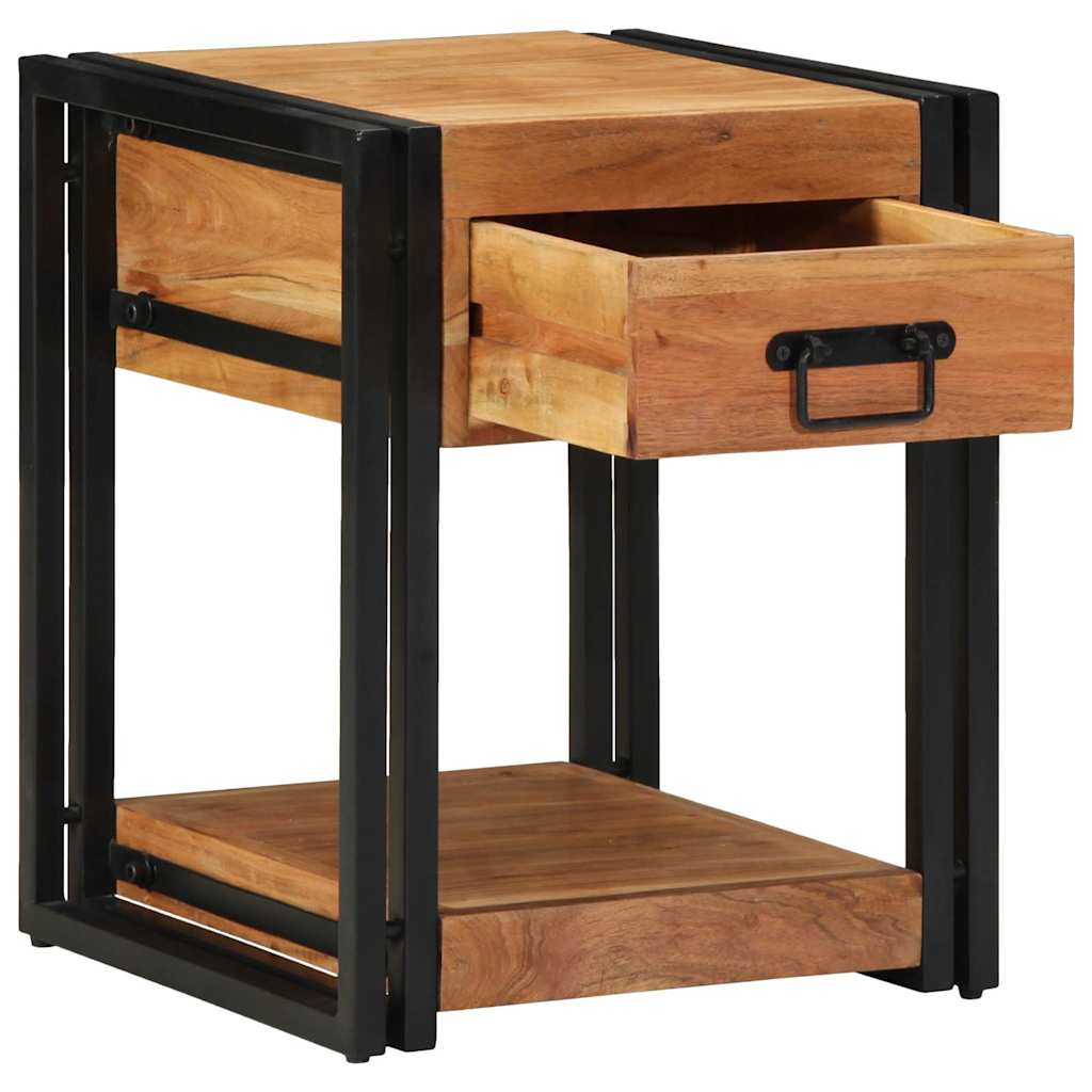 Juego de mesitas de noche - armarios de noche 40 x 40 x 50 cm madera maciza de acacia