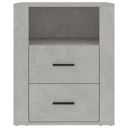 Mesa De Cabeceira - Mesinha De Cabeceira 50x36x60 cm derivados madeira cinza cimento